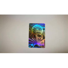 Custom Silver 3D Hologram Stickers Label Self Adhesive Laser Holographic Foil Sticker